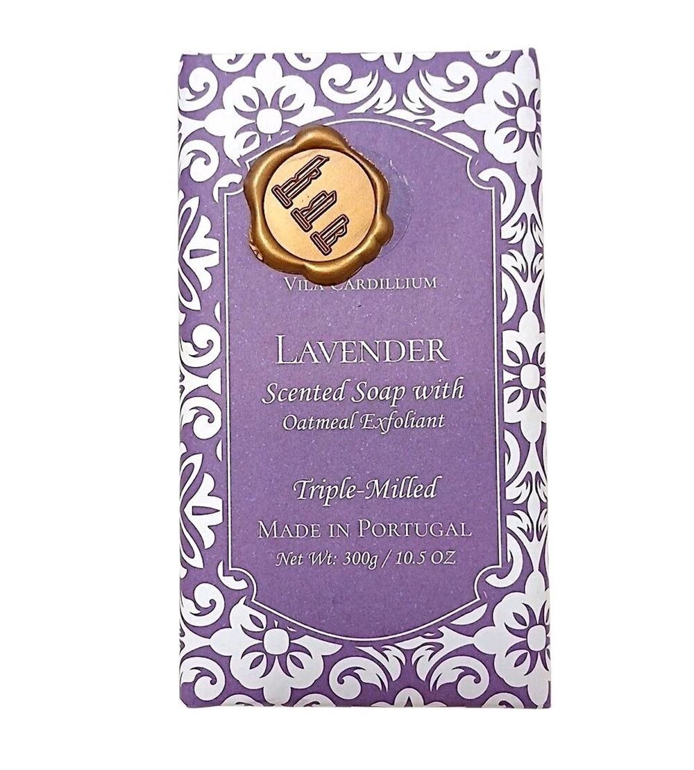 Vill Portugal Soap Bar Lavender Oatmeal Exfoliant Bath Body Hand Luxury Wrapped